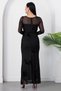 Crew Neck Front Tie Glitter Dress Dks1469 - 7