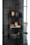 Luxury Thermoplastic Coated 3-Tier Bathroom Corner Shelf Shower Cabin Shampoo Holder Sponge Holder Corner Shelf Organizer
