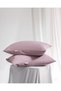 Ciel 100% Cotton Satin 2-Piece Pillowcase - Light Plum