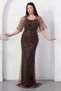 Strapless Neckline String Straps Beaded Dress Ecr5810 - 3