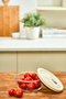 Cream Vacuum Glass Storage Container 600 ml - 2