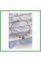 316L Steel Gold Color Minimal Heart Blue Stone Detailed Bracelet Bezoss
