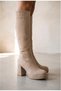 Kairo Ten Suede Design Platform Women's Shoes - 3
