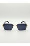 8610 Gold Frameless Smoked Glass Unisex Sunglasses - 3