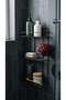 Luxury Thermoplastic Coated 3-Tier Bathroom Wall Shelf Flat Shampoo Holder Sponge Holder Soap Holder Organizer Stand - 4
