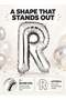 Giant Silver Letter R Balloon Foil Helium Big Single Mylar Balloon Birthday Party - 2