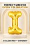 Giant Gold Letter I Balloon Foil Helium Big Single Mylar Balloon Birthday Party - 3