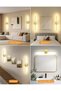 OUTON Rechargeable LED Wall Sconce with 8000mAh Removable Battery, Remote & Touch Control, Dimmable - 4