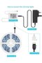 Lukadah LED Strip Lights 5M RGB Color Changing LED Light Strip, Multicolor LED Tape Lights with 16 - 5