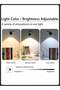 LIVQORA Rechargeable Wall Light Motion Sensor Light Indoor - 360° Magnetic Dimmable LED Wall Lamp - 4
