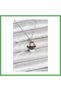 316L Steel Chain Silver Color Snowman Figured Christmas Themed Women's Necklace Bezoss