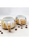 Capodokia and Hot Air Balloons Mug Set, 2D and 360 Degree Relief Pattern, 320 ml - 2