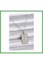 316L Steel Silver Color Chain Crab Sign Zircon Stone Women's Necklace Bezoss