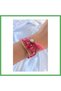 Pink Zircon Stone String Tassel Detail Multiple Bracelet Bezoss