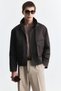 Crop Fit High Collar Coat - 2