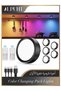 Alruht Puck Lights, 16 Colors Changeable LED Push Lights Battery Operated Upgrade Dimmable Under