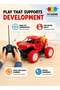 Rechargeable Remote Control Racing Car for Kids, RC Climbing Stunt Car with Rear Water - 3