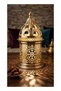 fashionhome Ramadan Hollow Music Candlestick Lighting Dome Lamp Muslim Eid Home Decoration