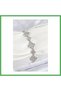 Brass Zircon Stone Clover Model Silver Color Vip Series Women's Bracelet Bezoss