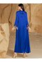 Embellished Fringe-Cuff Maxi Dress - 7