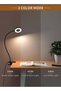 LOOPITYS LED Clip Desk Lamp Reading Light Study Lamp Eye Care Protection with 10 Dimmable - 2