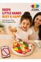 Wooden Pizza Toy Set 25 Pcs Cutting Toys Kitchen Pretend Play Accessories Pizza Playset - 2