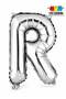 Giant Silver Letter R Balloon Foil Helium Big Single Mylar Balloon Birthday Party