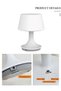DUNISO Bedside Table Lamp LED Desk Lamp with Charging Port and Remote Control Modern Small Lamp - 3