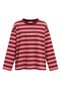 Women's Striped Printed Sweatshirt