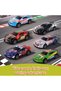 30PCS Die-Cast Pull Back Cars Set with Storage Box, Mini Metal Toy Vehicle Collection - 4
