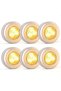 DUNISO 6 Pcs Puck Lights,Closet Light,Battery Powered Push Lights, LED Puck Lightings, Save - 2