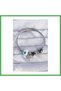 316L Steel Silver Color Black Zircon Stone Star Design Tree Detail Evil Eye Bezoss