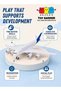 Diecast Metal Airplane Model Toy for Kids, Pull-Back Aircraft Model Plane with Light - 3