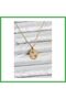 316L Steel Chain Gold Color Elephant Figured Women's Necklace Bezoss