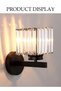 DUNISO Crystal Wall Lamp, Crystal Wall Sconces,Creative Bedroom Bedside Lamp, Indoor Lighting - 4