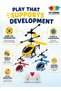 Assorted Color Wireless Induction Flying Helicopter Toy for Kids, Rechargeable USB RC - 4