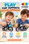 Pull Back Motorcycle Toy – Pack of 2 Assorted Colors with Lights & Sound | Realistic - 3