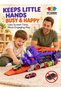 Purple Dinosaur Truck Toy for Kids, Transforming Triceratops Car Transporter with 6 - 2