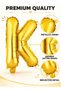 Giant Gold Letter K Balloon Foil Helium Big Single Mylar Balloon Birthday Party - 5