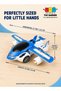 3D Flying Toy Car for Kids, 360 Degree Rotating Vehicle with Opening Wings, Colourful - 4