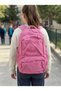 Crinkle Backpack Multi-Compartment School and Daily Use Dusty Pink - 4