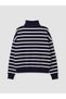 Esvab • Modern & Distinctive Striped Loose Fit Women's Sweatshirt - 4