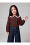I Bebe Roba Collar Floral Girl's Shirt from Freezen Store - 2