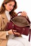 Women's Stylish Accessory Waterproof Fabric Long Strap 4-Compartment Hand and Shoulder Bag - 3