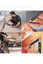 أداة قياس الزوايا الرقمية 7 بوصة، 0-360 درجة، مع مؤشر LED وفقاعات أفقية وعمودية - 6