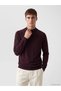 Esvab • Modern & Distinctive Half Fisherman Roba Collar Raglan Sleeve Men's Knitwear Sweater - 2