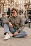 Men's Seasonal Zippered Standard Camel Raincoat - 5
