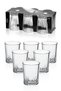 Elsa - Set of 6 190 Cc Glass Soft Drink Glasses Water Juice Cocktail and Beverage Glasses - 2