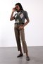 Anthracite Diamond Pattern Polo Collar Short Sleeve Knitwear 261157 - 2