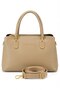Women's Stylish Accessory Waterproof Fabric Long Strap 4-Compartment Hand and Shoulder Bag - 5